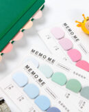 Set of Colorful Bookmark Stickers for Notes