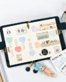 Set of Colorful Bookmark Stickers for Notes