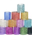 Set of 10 Crystal Napkin Rings