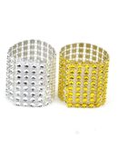 Set of 10 Crystal Napkin Rings