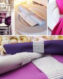 Set of 10 Crystal Napkin Rings