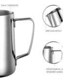 Silver Milk Frothing Pitcher Jug
