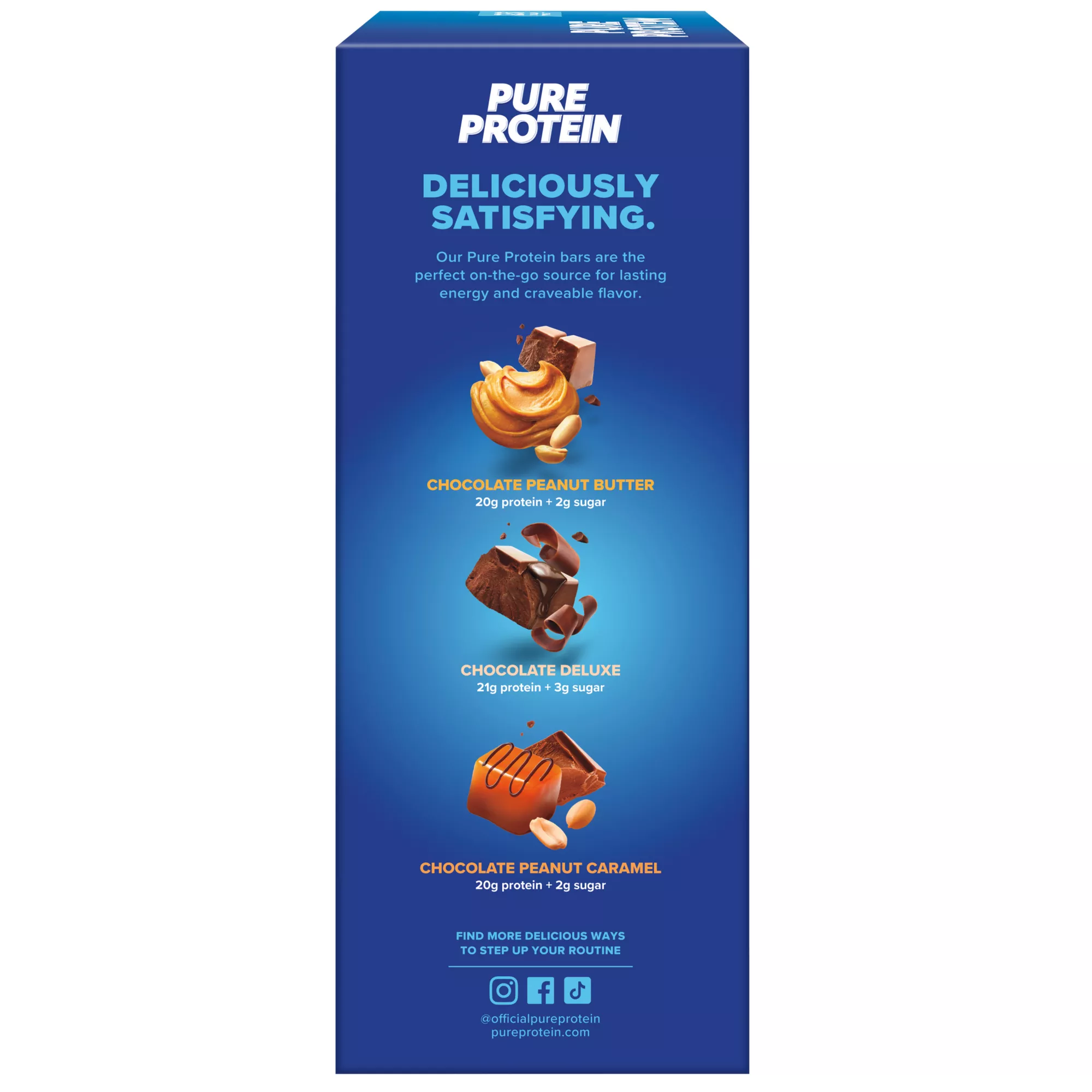Pure Protein Bars Chocolate Variety Pack, 20-21g Protein, 23 ct.
